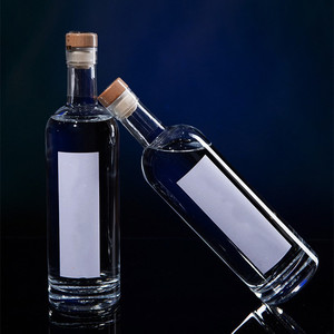 Bouteille en verre de <span class=keywords><strong>cidre</strong></span> créative de 500ml pour vin vodka whisky rhum et <span class=keywords><strong>gin</strong></span> Design élégant de glaçage - Product Image 5