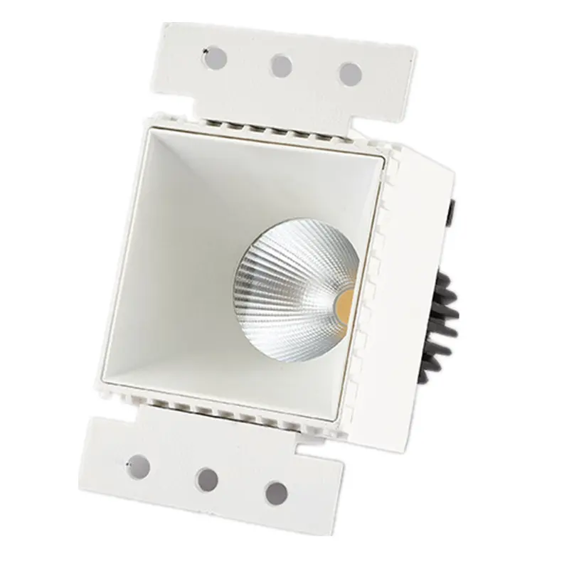 2020 neue Designs LED Einbau Beleuchtung Trimless MR16 GU10 Downlights15W Runde oder Platz Trimless Downlight MR16 Rahmen Großhandel