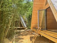 Eco A Frame Cabin Triangle House Maison triangulaire Maison en bois pour Resort