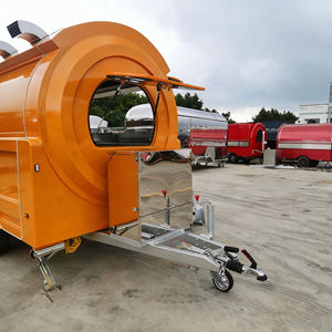 Remorque multifonctionnelle à 4 roues pour la vente de glaces et de snacks, comptoir en acier inoxydable avec conservation de la chaleur pour la vente ambulante - Product Image 2