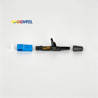Conector SC UPC FTTH para Terminación y Montaje de Cable de Fibra Óptica, Conector Rápido de Fibra Óptica