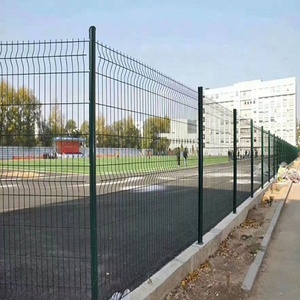 Bột tráng cong hàng rào bảng điều khiển 3D xây dựng dây hàn cứng nhắc lưới bền ngoài trời hàng rào an ninh - Product Image 4