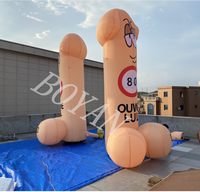 Modèle de ballon gonflable géant en forme de pénis sexy pour la décoration publicitaire en extérieur
