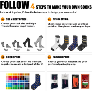 Chaussettes de marathon avec logo personnalisé pour la course à pied Chaussettes de <span class=keywords><strong>compression</strong></span> Performance Respirantes Couleur néon Chaussettes de cyclisme Hommes - Product Image 6