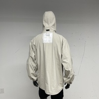 HD3750 Sweat à capuche demi-zip personnalisé écologique, coupe décontractée, coupe-vent, veste décontractée, fabricant de vêtements en gros avec broderie