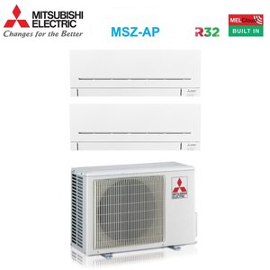 Mitsubishi Electric Dual Split Inverter Aire Acondicionado Serie 5 + 7 con Wi-Fi Integrado 5000 + 7 de 12 ", 12", 7000 - Product Image 2