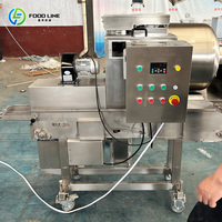 Industriële commerciële vleesverwerkingsmachines, aanpasbare capaciteit, automatische productielijn voor diepvries kipnuggets