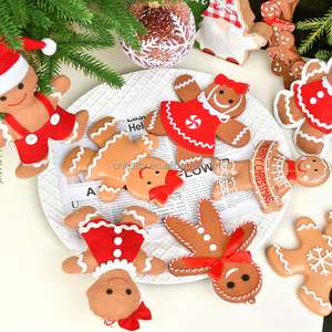 DIY <b>Gingerbread</b> <b>Man</b> Pendant for Christmas Tree <b>Decoration</b> Props for Shop Scene Layout Enhance Festive Atmosphere - Product Image 6