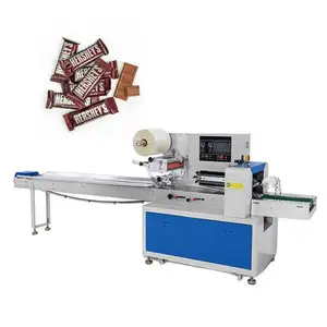 Flow Automatic Clip Snickers bar Sealing Machines Packing Machinery