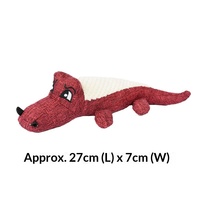 Jouet sonore en peluche crocodile pour chat et chien - Poupée interactive anti-ennui pour chat