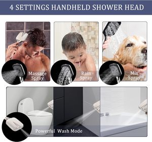 Насадка для душа WELS Watersense с переносной ручкой, 3 + 1 шт. - Product Image 5