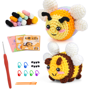 Prix usine débutants <span class=keywords><strong>crochet</strong></span> kit animal bricolage <span class=keywords><strong>facile</strong></span> <span class=keywords><strong>crochet</strong></span> kit pour débutants <span class=keywords><strong>crochet</strong></span> kit pour débutants adultes - Product Image 1