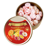 Wholesale Halal Hard Candy Mixed Fruity Flavor Sweet Sugar Content 200g Box