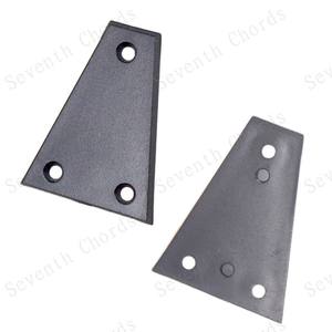 Plaque <span class=keywords><strong>de</strong></span> couverture triangulaire à trois trous pour levier d'accordage <span class=keywords><strong>de</strong></span> <span class=keywords><strong>guitare</strong></span>, couvercle <span class=keywords><strong>de</strong></span> noyau en fer LJ03 - Product Image 2