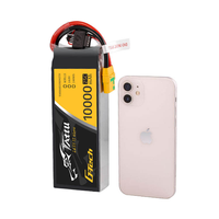 Batterie Lipo G Tech Tattu 10000mAh 4S 25C 14.8V pour Tricopter, Quad Copter, Quadcopter, Drone Thermique
