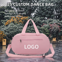 Sac à dos de danse urbaine 2025 personnalisé avec logo YCH, en tissu Oxford résistant à l'eau, durable, antivol, pour filles, ballet, danse latine, portable, 30-40L