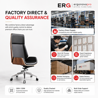 Chaise de bureau ergonomique à dossier haut avec réglage en hauteur et fonction d'inclinaison