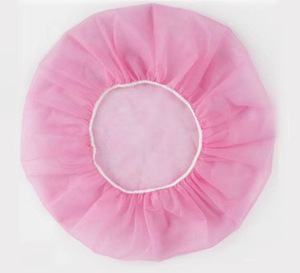 Gorro bouffant de PP no tejido personalizado con certificación CE, gorro de <span class=keywords><strong>red</strong></span> <span class=keywords><strong>para</strong></span> el <span class=keywords><strong>cabello</strong></span> con clip, cubrecabezas redondo y esponjoso detectable <span class=keywords><strong>para</strong></span> enfermeras, chefs y médicos - Product Image 6