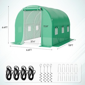 <span class=keywords><strong>Petit</strong></span> cadre en métal Polytunnel portable couvercle en plastique serre <span class=keywords><strong>Tunnel</strong></span> niveau marche dans une mini serre pour jardin - Product Image 2