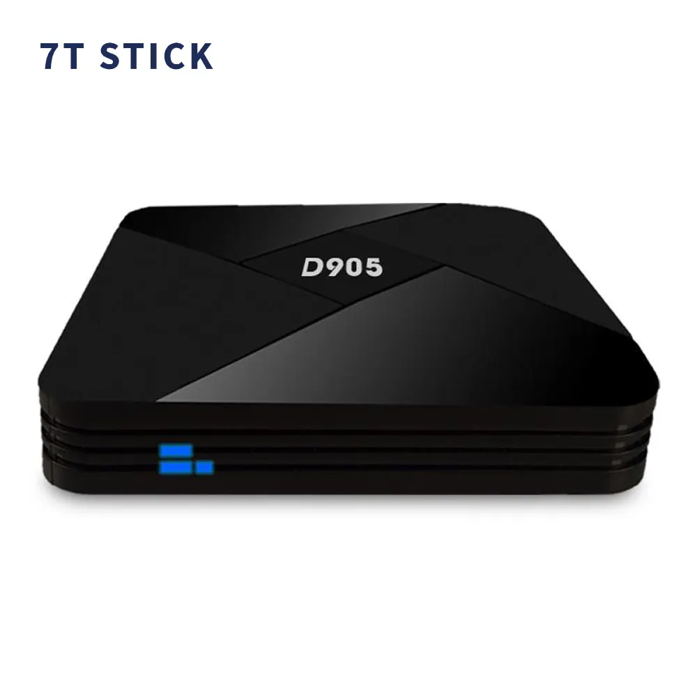 7T STICK Wholesale D905 Smart TV Box Android7.1 Amlogic S905x Box Android TV 2.4g/5g Wifi 4gb 32gb HD 4k TV Box