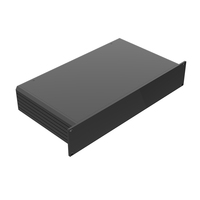 Boîtier de projet en aluminium extrudé YONGGU C08B 2U, service personnalisé 1U 2U 3U 4U, châssis d'amplificateur 19 pouces