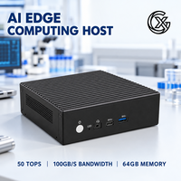 Host Komputasi AI Edge untuk AI Suara dan Visual, Port USB Type-C, Mini PC yang Tangguh