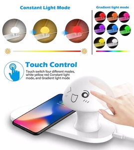 2020 fungo HA CONDOTTO le strisce di luce caricatore del telefono con veloce senza fili di ricarica per il caricatore di iPhone - Product Image 2