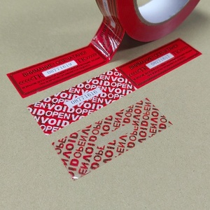 Bán buôn tùy chỉnh an ninh đóng gói Băng Số serial mở bằng chứng VOID Làm xáo trộn bằng chứng rõ ràng đóng gói Băng cintas de seguridad - Product Image 3