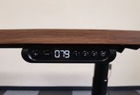 Table de bureau réglable en hauteur électrique à moteur unique, table pour ordinateur portable, cadre de bureau ergonomique