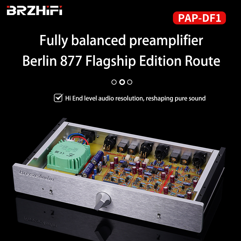 BRZHIFI Preamplifier Audio Home Amplifier Professional PAP-001