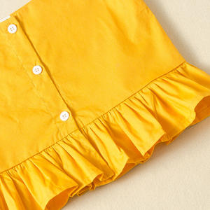 Importation de vêtements pour bébés de Chine : Ensemble court d'été pour filles, style 'Cake', avec chemisier à fines bretelles et motif floral - Product Image 4