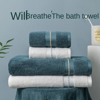 Serviette de Bain Carrée en Fibre de Bambou pour Homme et Femme, Séchage Rapide, Marque YIYI, Serviette de Maison avec Broderie, Vente en Gros, Coffret Cadeau