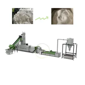 high quality PP PE PET LDPE HDPE film and tons bags Linear low-density polyethylene pipe pelleting machine with
