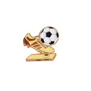 Gold Plated Football Shoe Enamel <b>Pin</b> Sports Theme Metal <b>Badge</b> Souvenir Accessory - Product Image 6