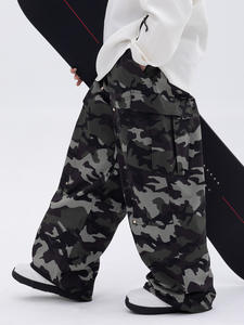 Snowverb Pantalones de esquí de estilo americano para hombres y mujeres Cross-Border Popular Loose Fit Impermeable Cálido para la temporada de snowboard en la nieve - Product Image 3