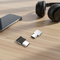 Mini adaptateur OTG Type-C en métal, convertisseur de transfert de données portable à haute vitesse, adaptateur USB, clé USB, accessoires pour téléphone portable