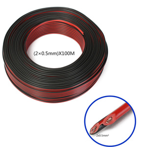 Cable de altavoz, Cable de núcleo de Audio para el hogar, estéreo, HiFi, sistema de Audio para coche, Audio para coche rojo y negro, sistema de PA estéreo para el hogar - Product Image 4
