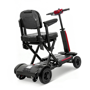 สกู๊ตเตอร์เคลื่อนที่แบบไร้แปรงถ่าน 4 ล้อ รุ่น KSM-909AF สำหรับผู้สูงอายุ พับเก็บอัตโนมัติ แบตเตอรี่ลิเธียมใช้งานได้นาน 250 วัตต์ ระยะทาง 20-25 กม. - Product Image 5