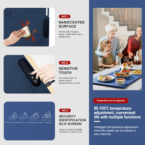 Modern <b>Silicone</b> <b>Waterproof</b> & Oil-Proof Food Warming Mat Nano-Coated Surface for Easy Cleaning Reusable - Product Image 6