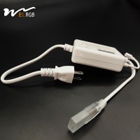 2025 bande lumineuse monochromatique circulaire à double rangée NEON haute tension AC110V/220V gradateur 30M accessoires d'éclairage à longue bande