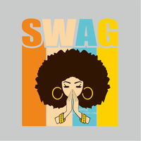 God Girl Magnifique séduisant Talentueux Girly Mots Cheveux en Coif Impression par transfert de chaleur pour chemise Sacs Oreiller Sweat