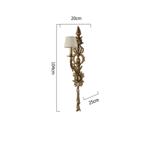 Brass Vintage Đèn Tường Đèn Tường Đèn Treo Tường Chiếu Sáng Lịch Thi Đấu Trang Trí Nhà 1/2 Ánh Sáng - Product Image 5