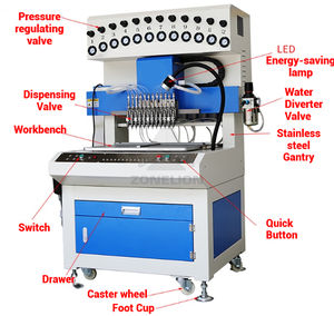 Vente directe d'usine, machine à patchs en caoutchouc 3D en PVC souple, 12 couleurs, logo, machine à patchs en PVC souple 2D, moteur de distribution - Product Image 5