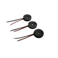 Buzzer Piezo Pasif AC Model JL-153 Berkualitas Tinggi Diameter 13mm*2.5mm dengan Suara Lonceng dan Frekuensi 7.50.5KHz