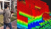 Facile et précis 320,000 points par seconde Caméra externe 16 canaux Rtk Lidar Machine Scanner laser 3D