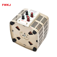 Monophasé TDGC2 5KVA série transformateur Variable Variac 220v 110V entrée régulateur de tension automatique
