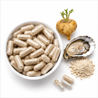 Capsules de complexe vitalité Maca Oyster OEM prêtes à être expédiées, capsules Maca Plus, soutien énergétique et d'endurance pour hommes, complément pour adultes