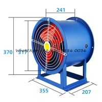 Ventilateur de refroidissement à haute température pour bâtiment industriel, ventilation, extracteur d'air, ventilateur d'évacuation, conduits industriels, ventilateur axial