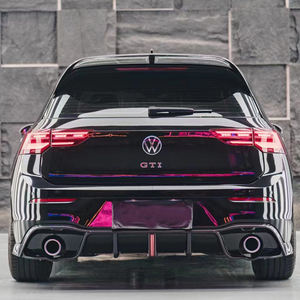 Jupe latérale de diffuseur de lèvre avant arrière en Fiber de carbone pour aileron arrière de hayon de <span class=keywords><strong>Golf</strong></span> 8 - Product Image 2