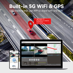 Redtiger Dealer F7N 4K Dual <span class=keywords><strong>Car</strong></span> Security <span class=keywords><strong>Recorder</strong></span> Black Box Cámara de salpicadero nocturno delantera y trasera con WIFI GPS - Product Image 3